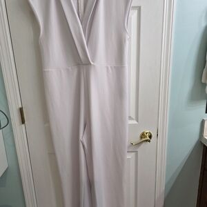 Nicole Miller Soft White Jumpsuit